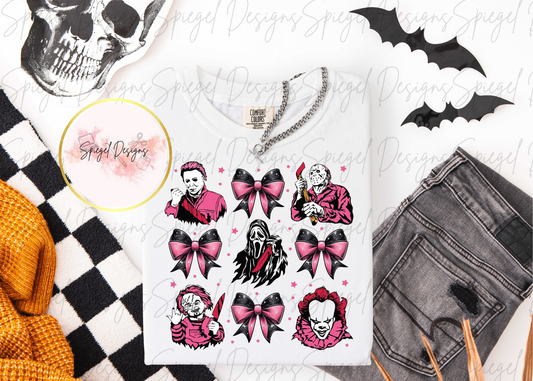 Pink Five Horrors & Bows