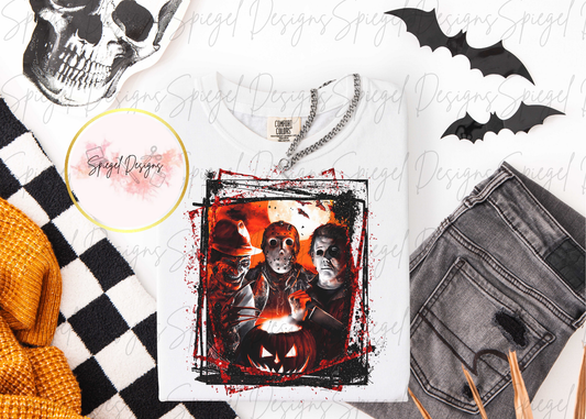 Three Horrors Splatter Frame