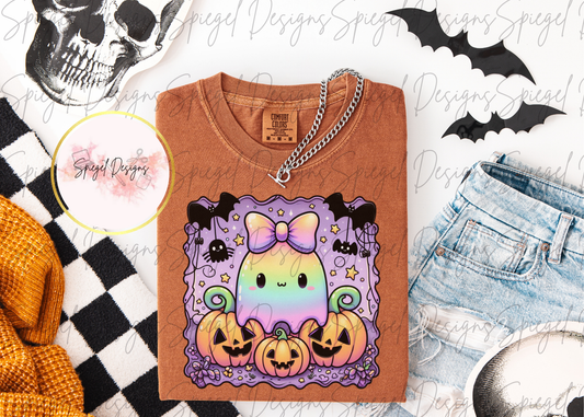 Iridescent Ghost w/Pumpkins