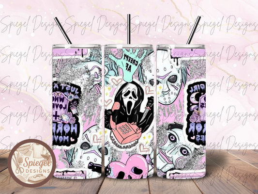 20oz Cute Horrors Stainless Steel Tumbler